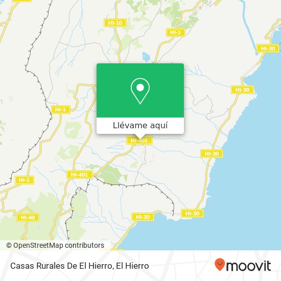 Mapa Casas Rurales De El Hierro