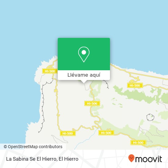 Mapa La Sabina Se El Hierro