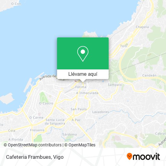 Mapa Cafeteria Frambues