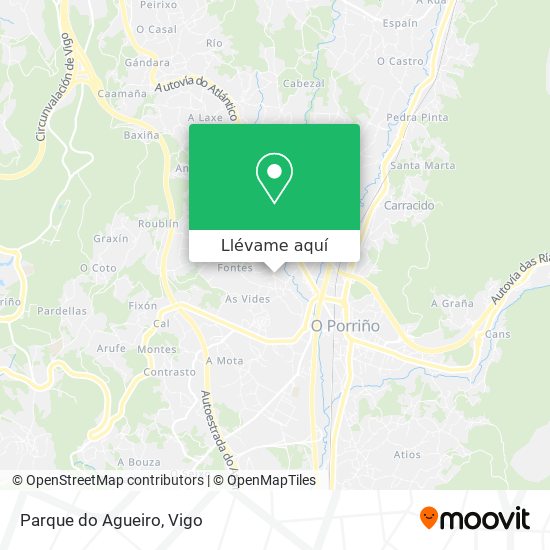 Mapa Parque do Agueiro