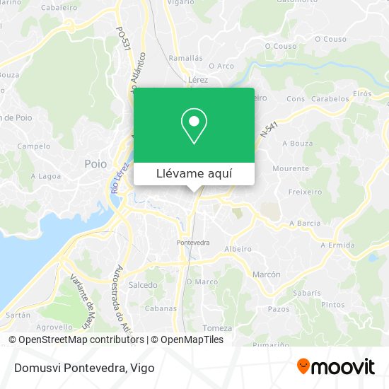 Mapa Domusvi Pontevedra