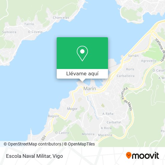 Mapa Escola Naval Militar