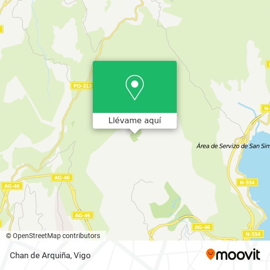 Mapa Chan de Arquiña