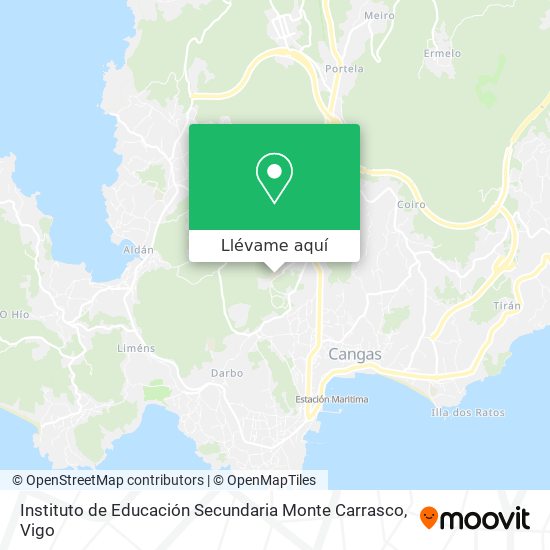 Mapa Instituto de Educación Secundaria Monte Carrasco