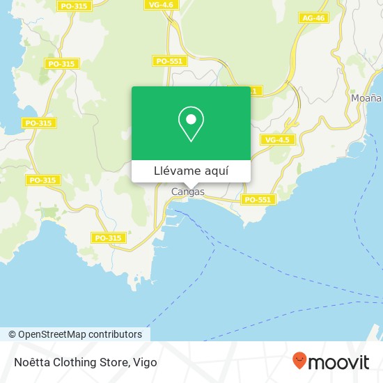 Mapa Noêtta Clothing Store