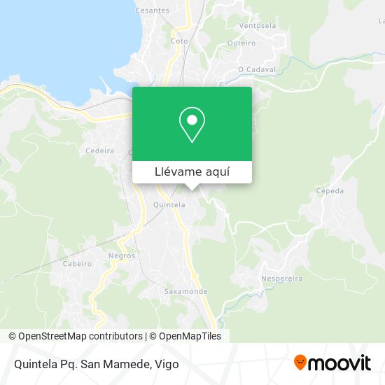 Mapa Quintela Pq. San Mamede