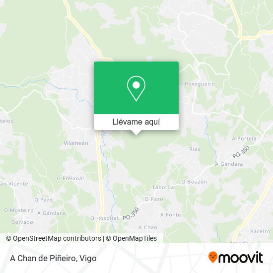 Mapa A Chan de Piñeiro
