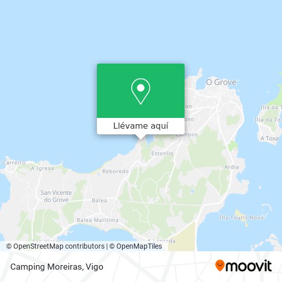 Mapa Camping Moreiras