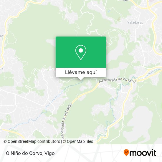 Mapa O Niño do Corvo