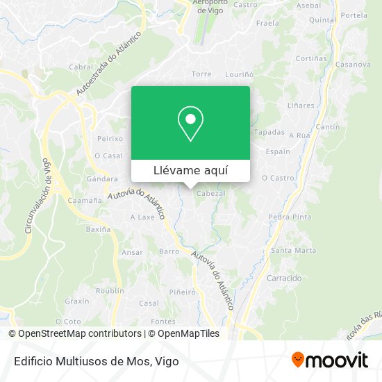 Mapa Edificio Multiusos de Mos