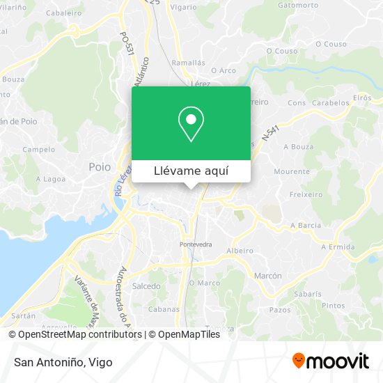 Mapa San Antoniño