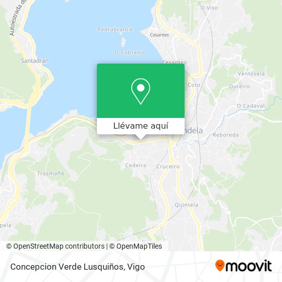 Mapa Concepcion Verde Lusquiños