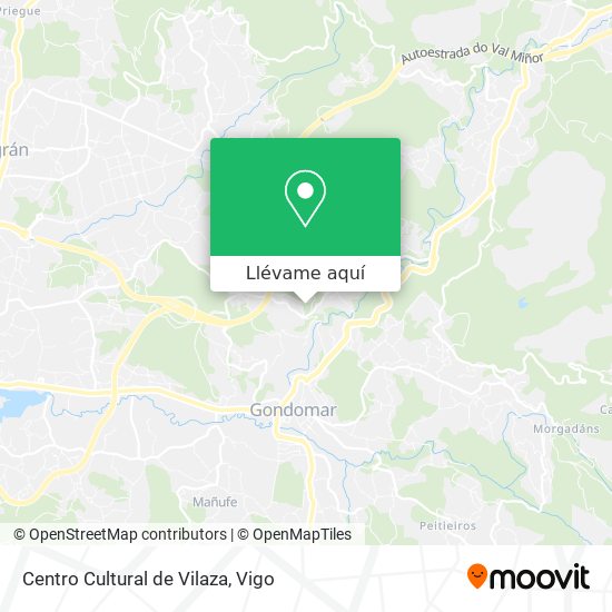 Mapa Centro Cultural de Vilaza