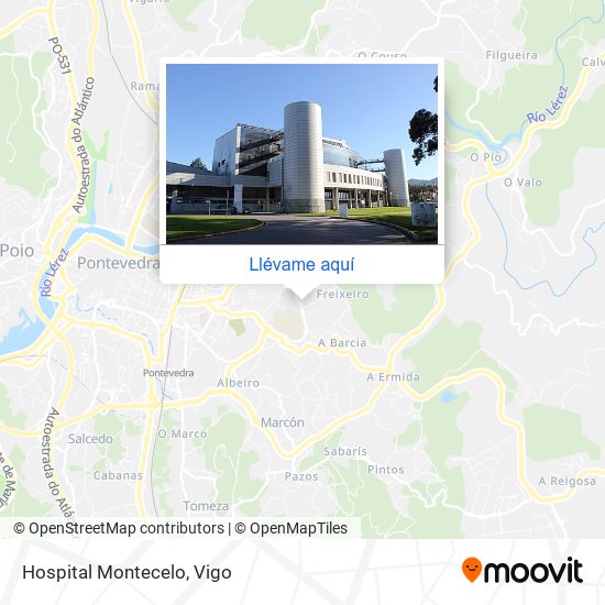 Mapa Hospital Montecelo