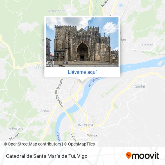 Mapa Catedral de Santa María de Tui