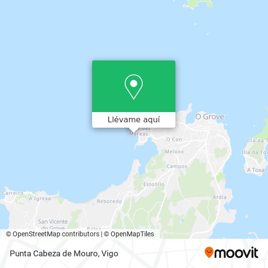 Mapa Punta Cabeza de Mouro