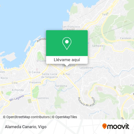 Mapa Alameda Canario