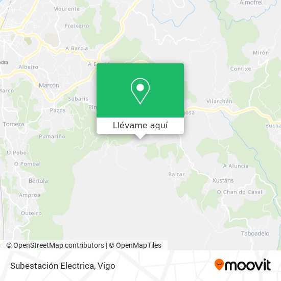 Mapa Subestación Electrica