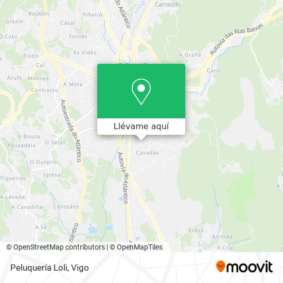 Mapa Peluquería Loli