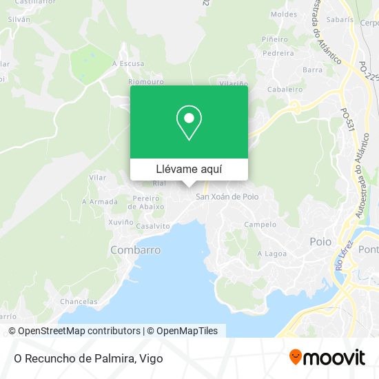 Mapa O Recuncho de Palmira