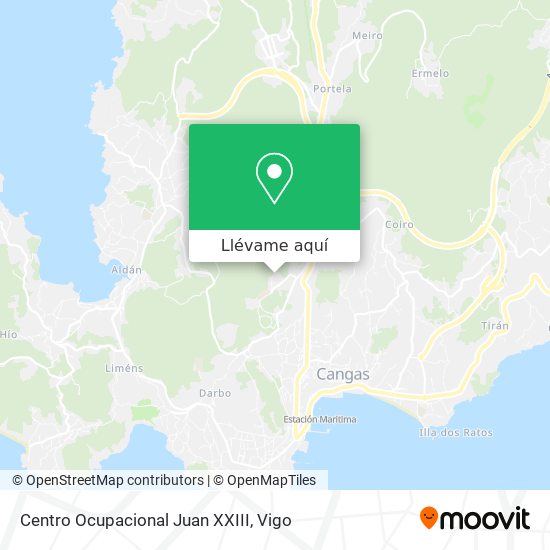 Mapa Centro Ocupacional Juan XXIII