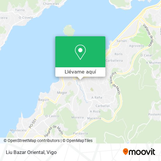 Mapa Liu Bazar Oriental