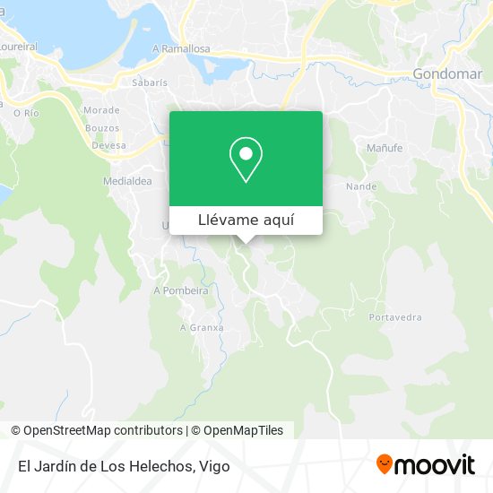 Mapa El Jardín de Los Helechos