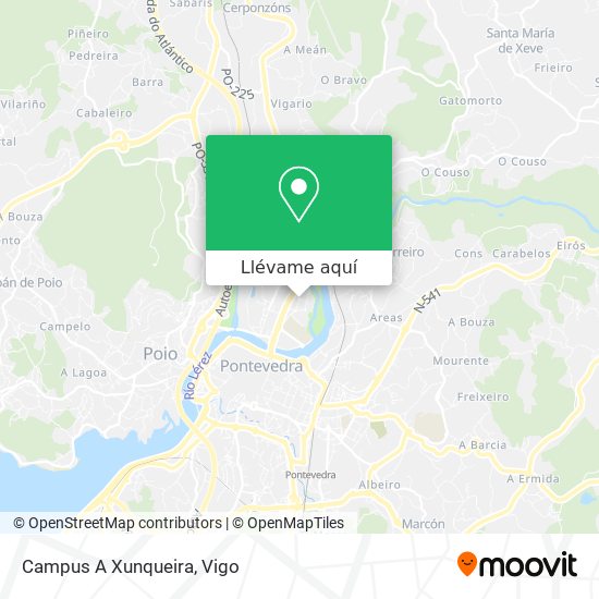 Mapa Campus A Xunqueira