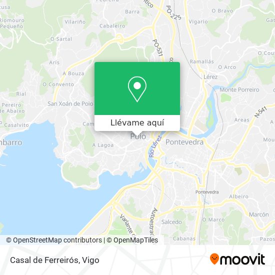 Mapa Casal de Ferreirós