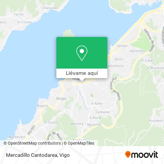 Mapa Mercadillo Cantodarea