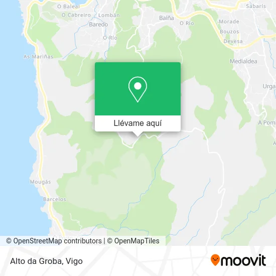 Mapa Alto da Groba