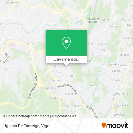 Mapa Iglesia De Tameiga