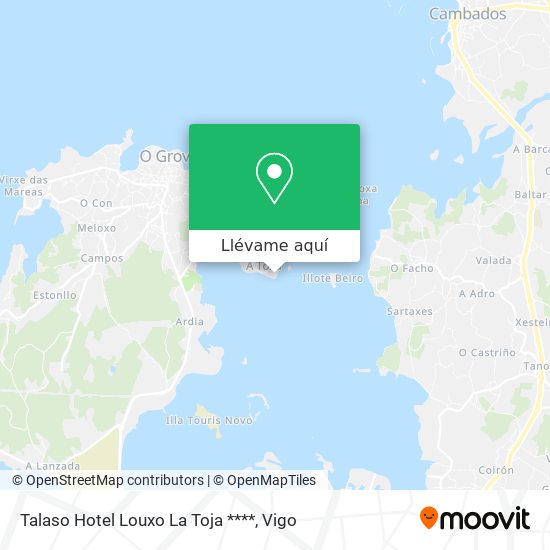 Mapa Talaso Hotel Louxo La Toja ****