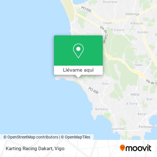 Mapa Karting Racing Dakart