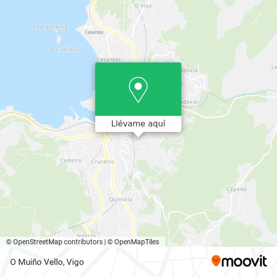 Mapa O Muiño Vello