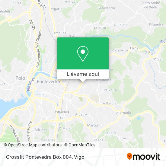 Mapa Crossfit Pontevedra Box 004