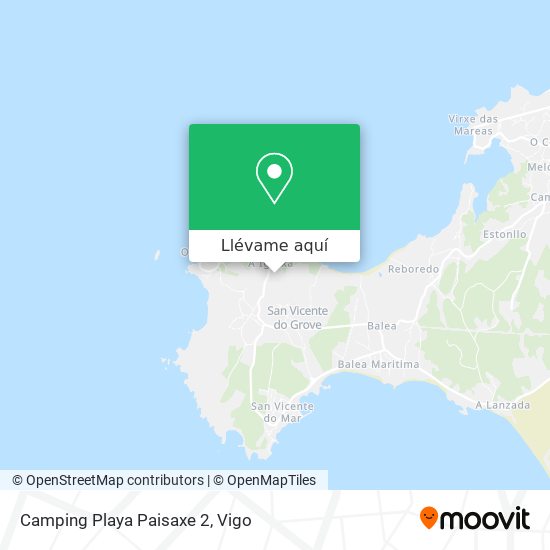 Mapa Camping Playa Paisaxe 2