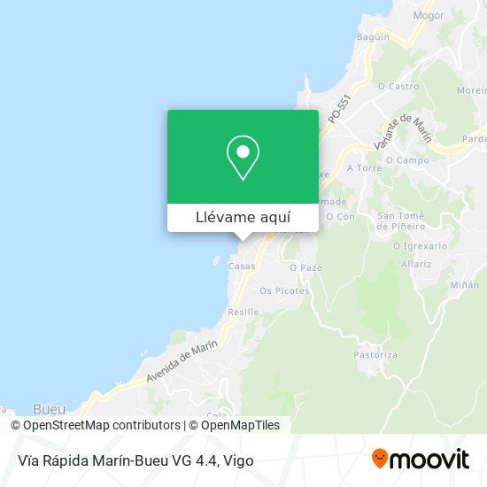Mapa Vïa Rápida Marín-Bueu VG 4.4