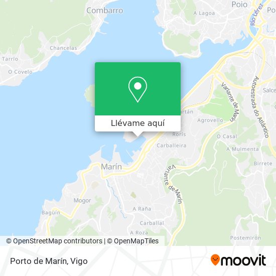 Mapa Porto de Marín