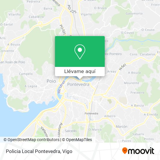 Mapa Policia Local Pontevedra