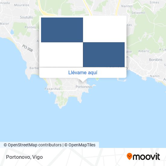 Mapa Portonovo