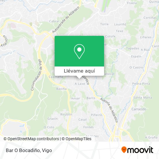 Mapa Bar O Bocadiño