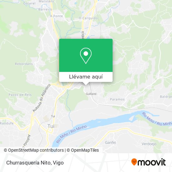 Mapa Churrasquería Nito