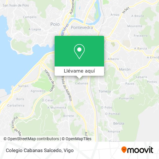 Mapa Colegio Cabanas Salcedo