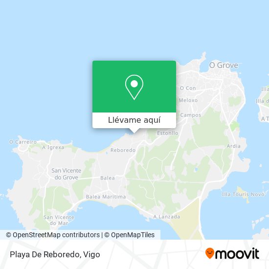 Mapa Playa De Reboredo
