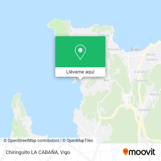 Mapa Chiringuito LA CABAÑA