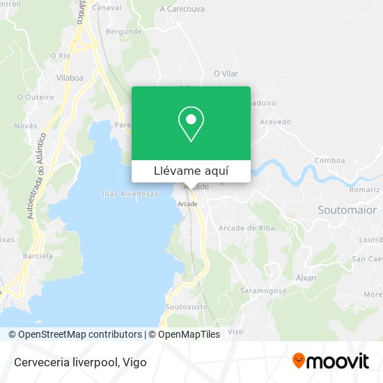 Mapa Cerveceria liverpool