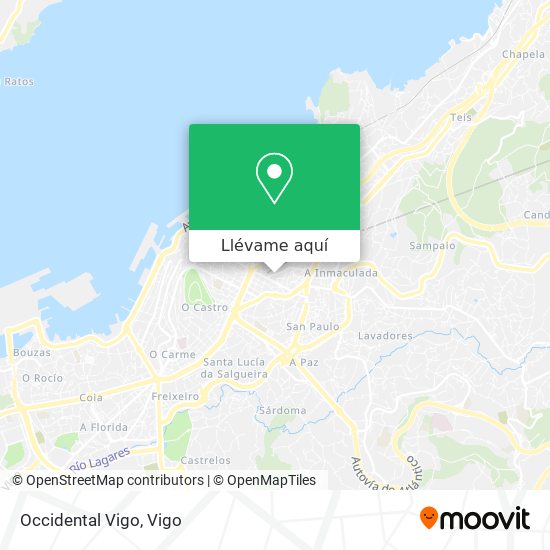 Mapa Occidental Vigo