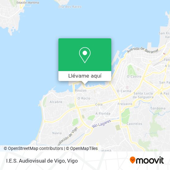 Mapa I.E.S. Audiovisual de Vigo