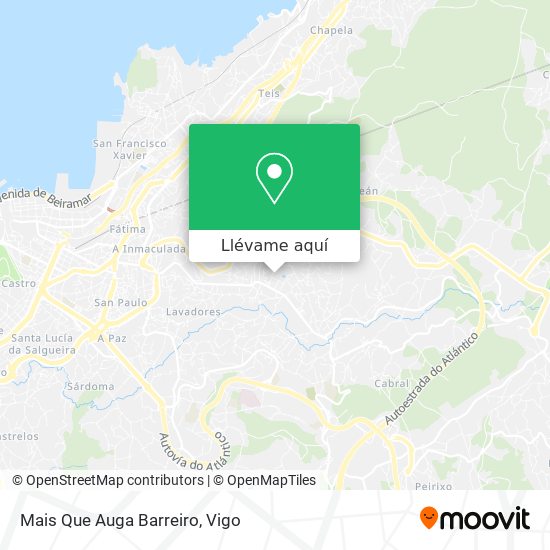 Mapa Mais Que Auga Barreiro